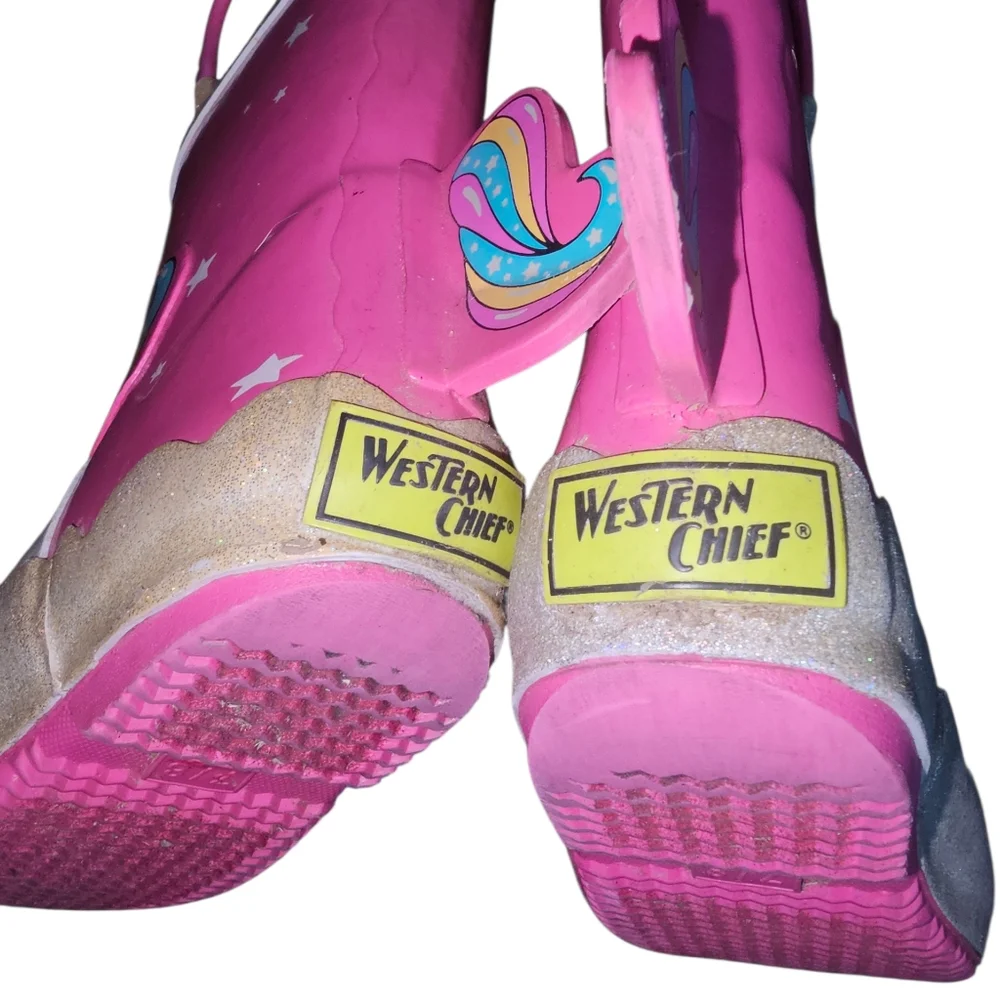 Western Chief Pink Unicorn Rain Boots